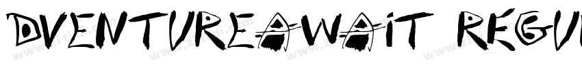 DVENTUREAWAIT Regula字体转换